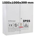 IP55 Doppeltür Schaltschrank 1000x1000x300 mm VDE UL Stahlblech 2-türig